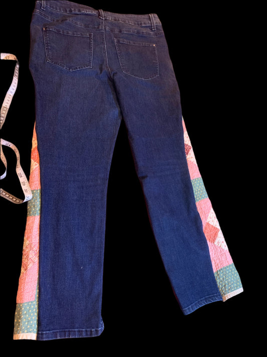 Jeans - Pink 9 Patch