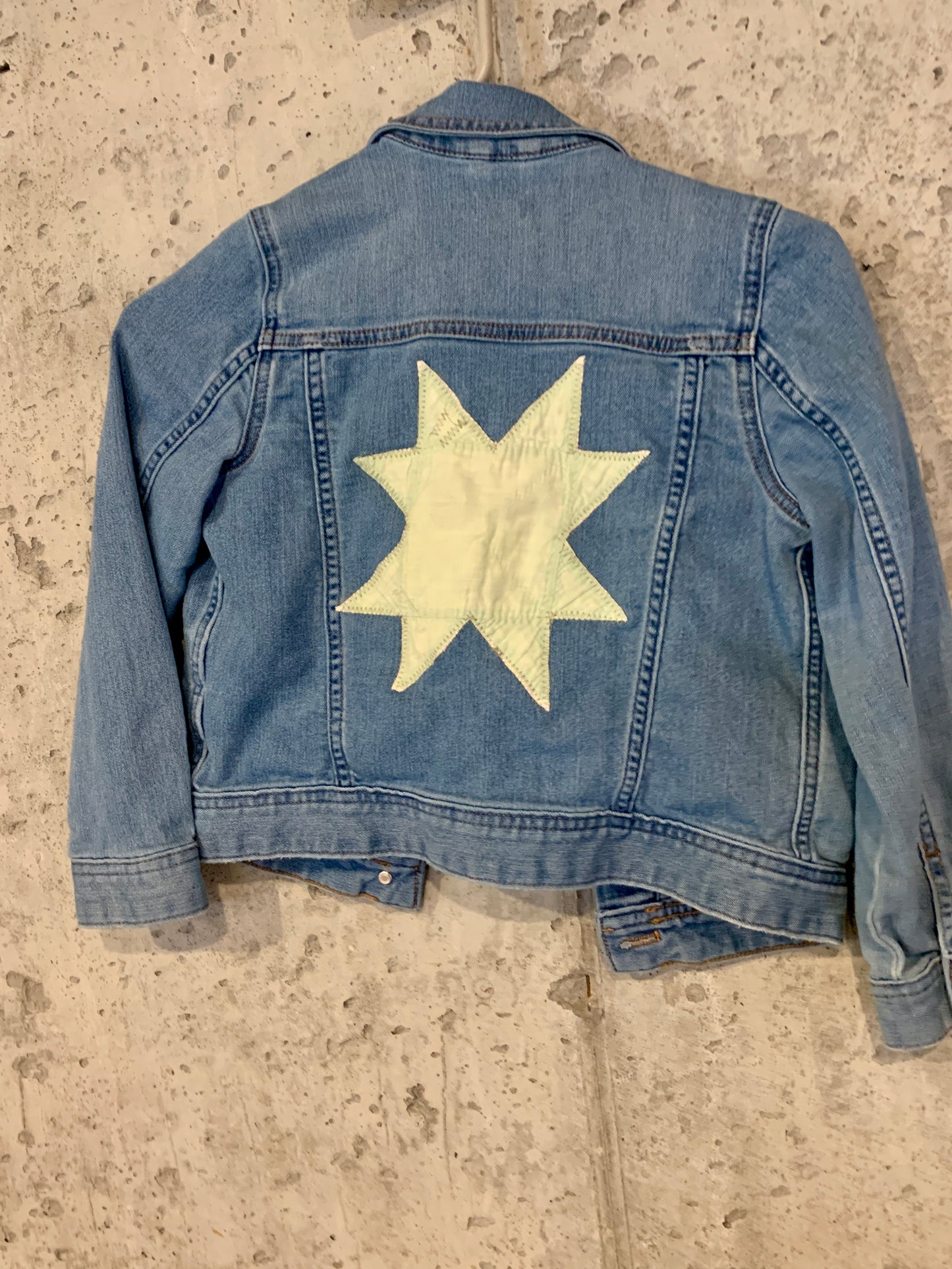 Children's Denim Jacket with Quilted Star